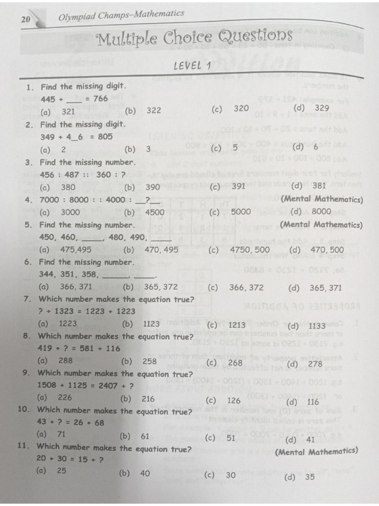 Addition | PDF
