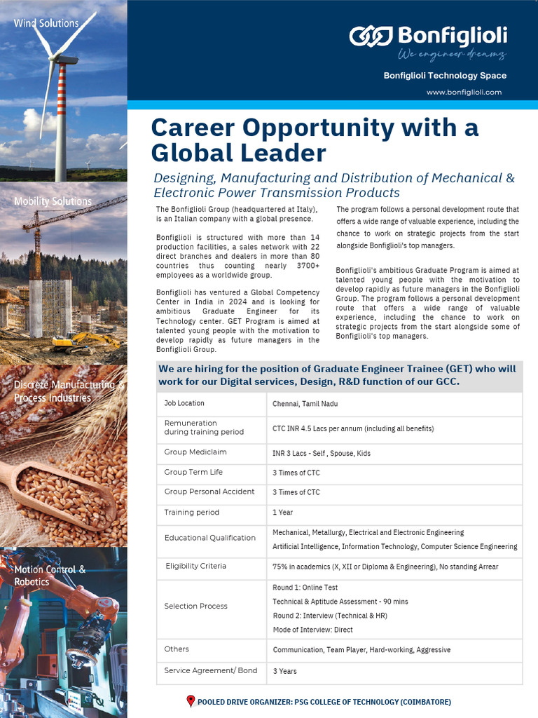 Graduate Engineer Trainee Hiring in Chennai | PDF | Science