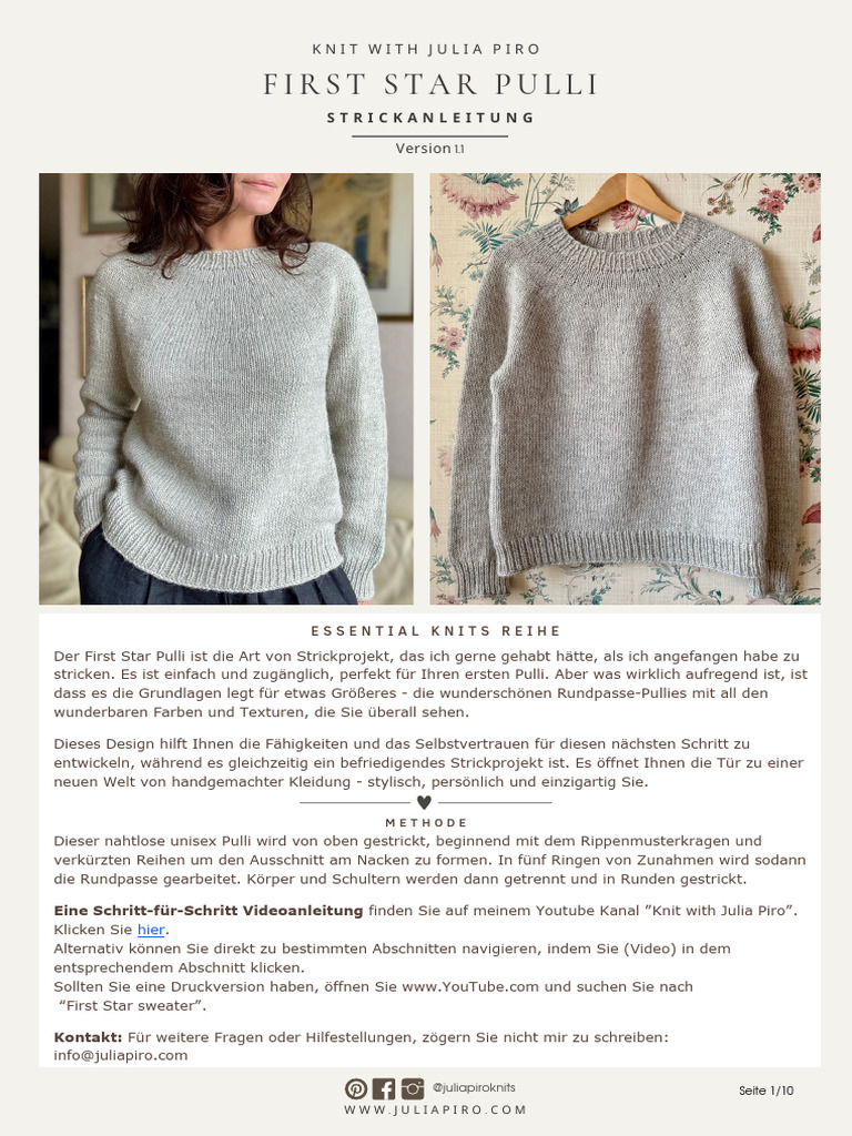 First Star Sweater 1.1 DE | PDF