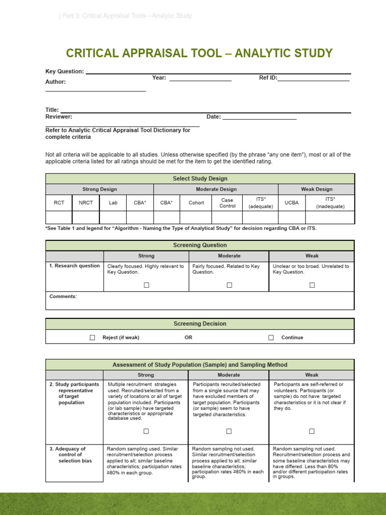 CAT For Analytic and Lit Rev | PDF | Validity (Statistics) | Sampling ...