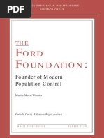 Download THE FORD FOUNDATION Founder of Modern Population Control 2004 by Leslie Bishop Paul SN83831434 doc pdf