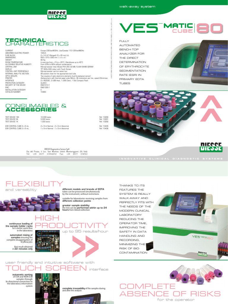 Automated ESR Analyzer Specifications | PDF | Computer Engineering ...