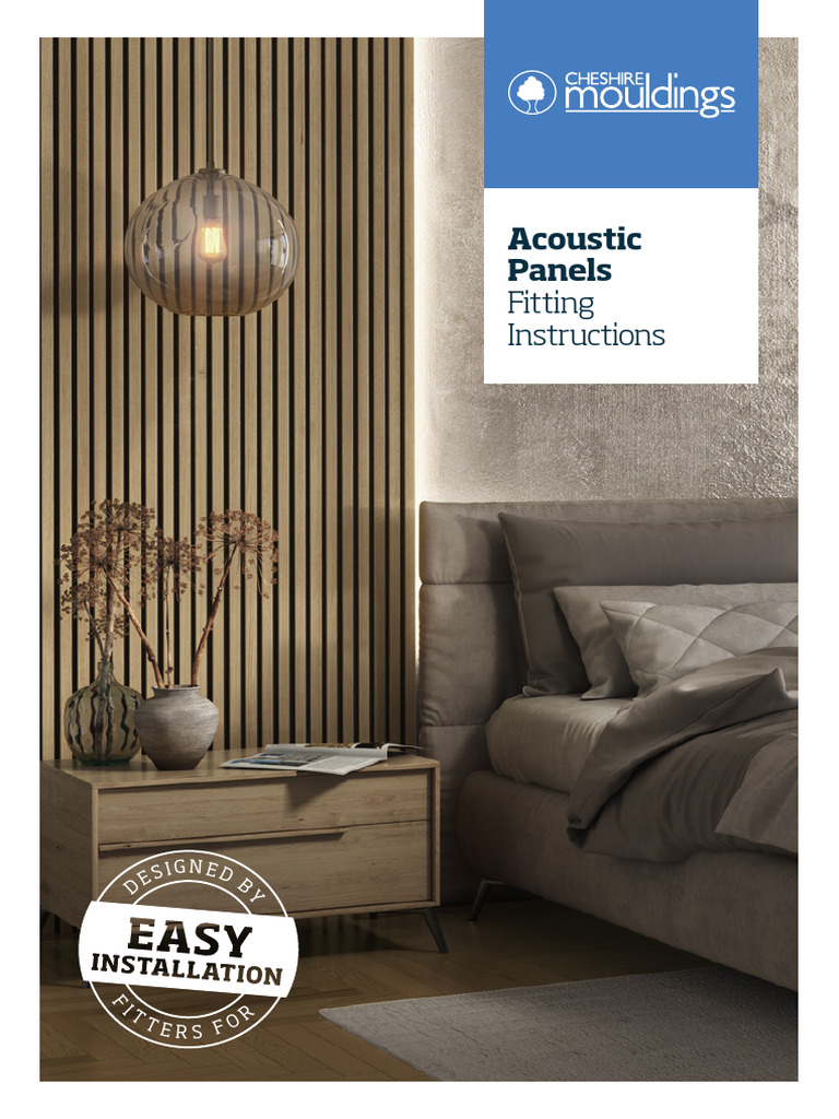 Acoustic Panels Installation Guide | PDF | Ac Power Plugs And Sockets ...