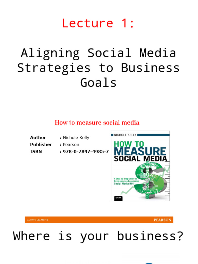Social Media Strategy for Business Goals | PDF | Digital Marketing | E ...