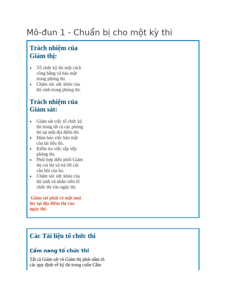 Keys For Invigilator | PDF