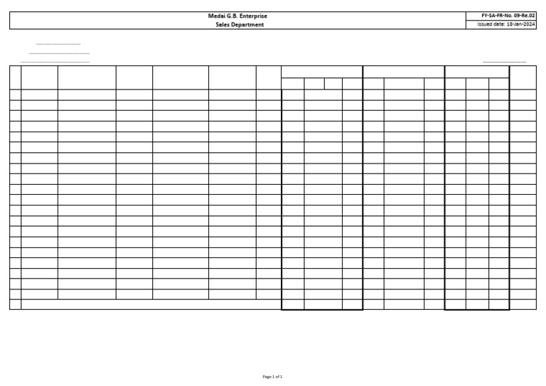 Daily POS Installation Report Template | PDF