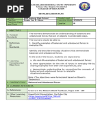 Science 8: Forces and Motion Lesson | PDF | Force | Lesson Plan