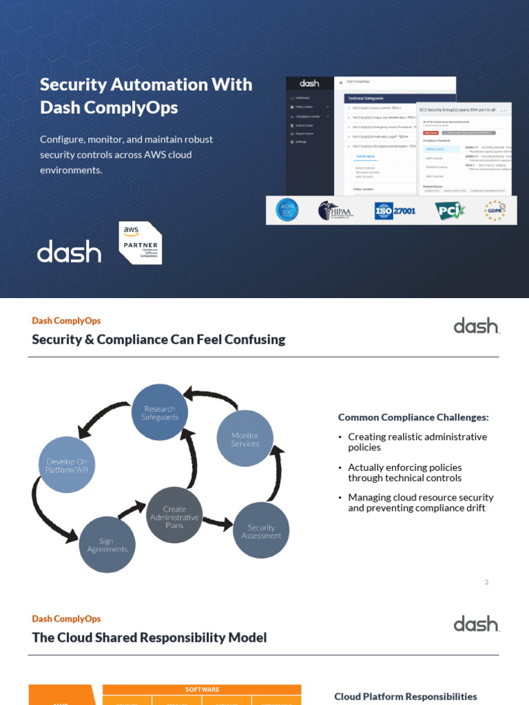Optimize AWS Security with Dash ComplyOps | PDF | Cloud Computing ...