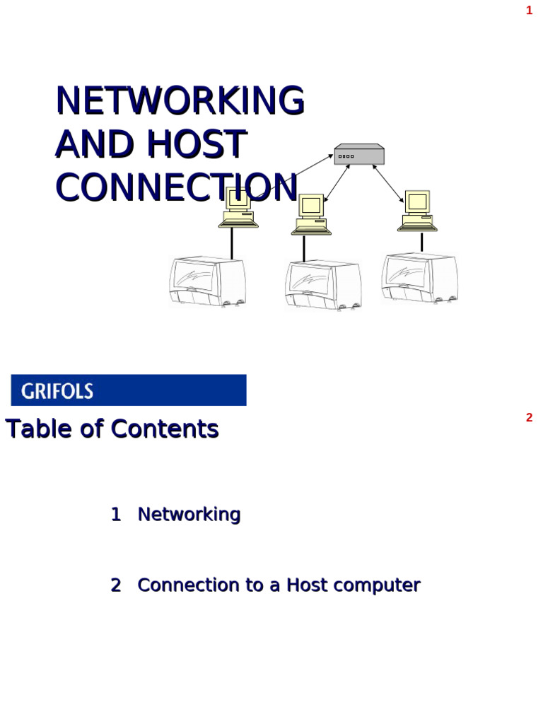 Networking and Host Connection Guide | PDF | Computer File | Databases