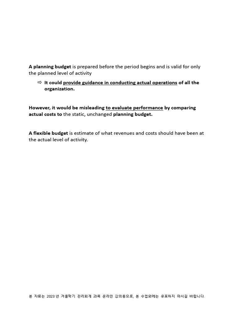 Lecture Notes-MA 5th Week-2023-12 - 26 | PDF | Budget | Revenue