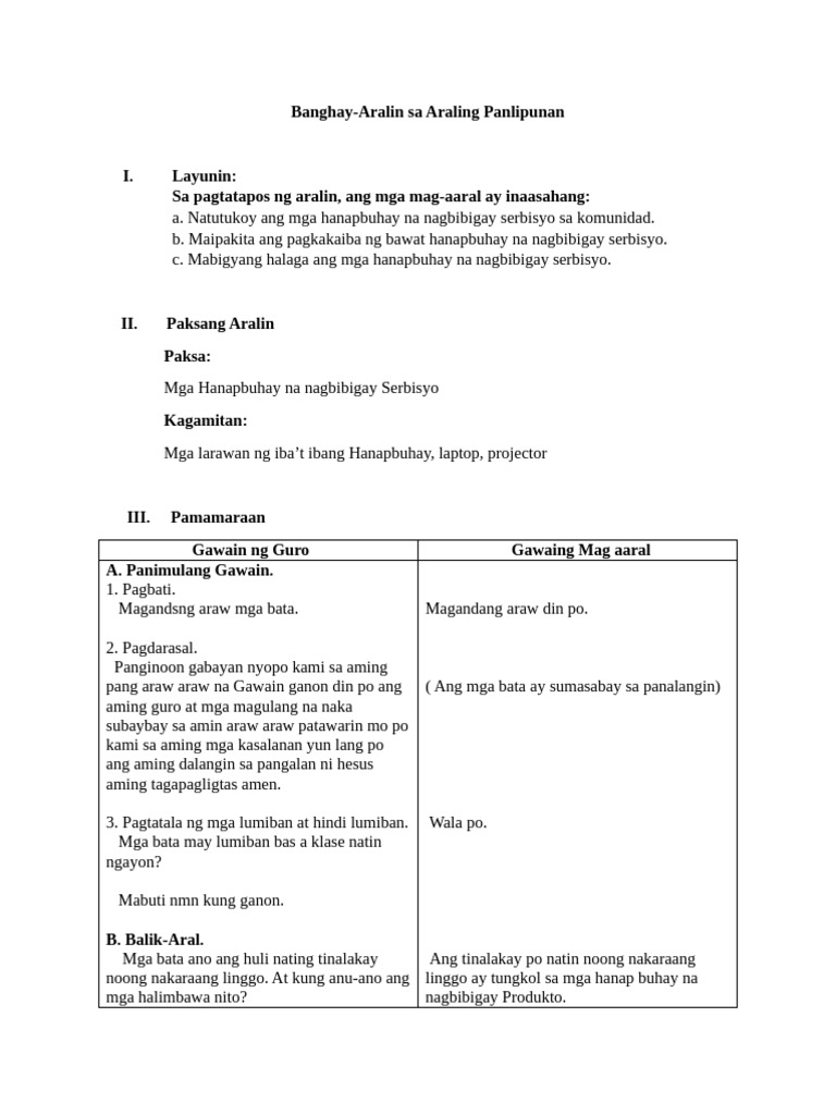 Banghay | PDF