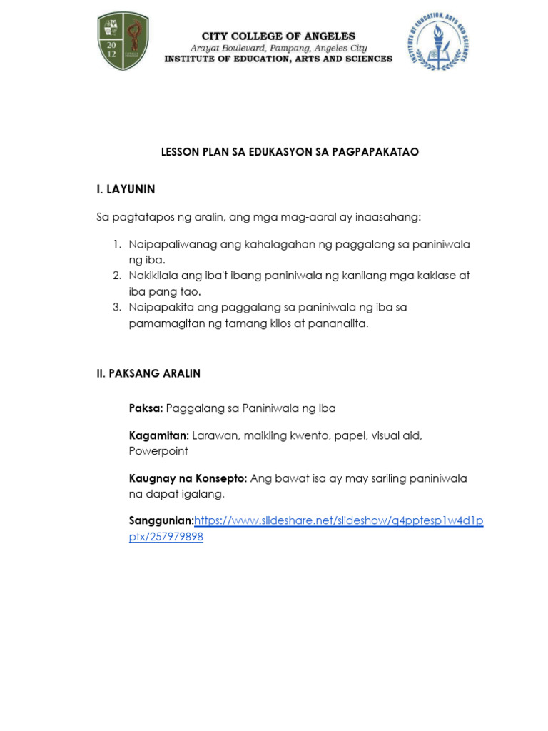 Detailed Lesson Plan in Mathematics 3 | PDF