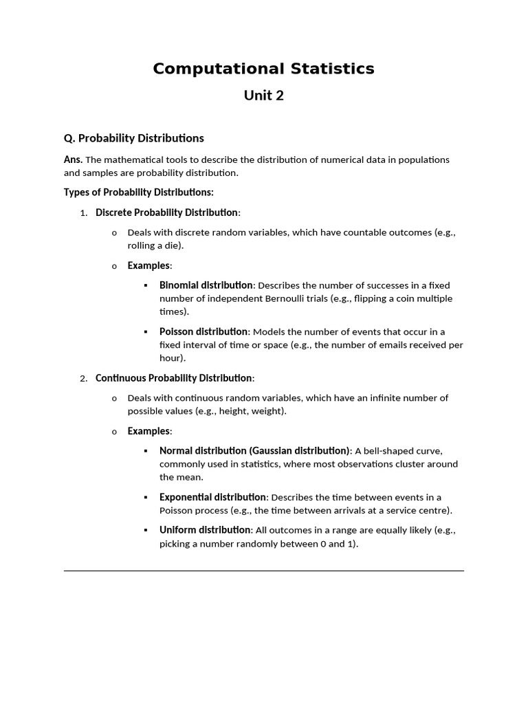 Understanding Probability Distributions | PDF | Probability ...