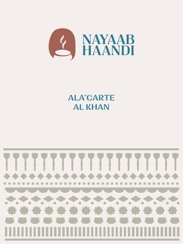 Al Khan Signature Dishes Menu | PDF | Kebab | Western Cuisine