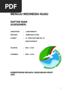 Download Tabel Kuisioner Indonesia Hujau by Mild Putra SN83836896 doc pdf
