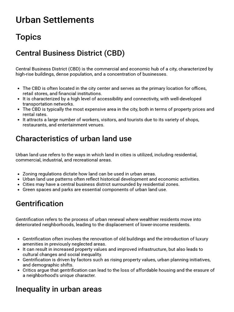 Disamenity Zone in Urban Context | PDF | Economic Inequality ...