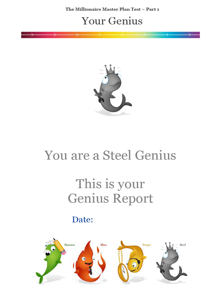 Understanding Steel Genius Traits | PDF | Genius | Visual Perception