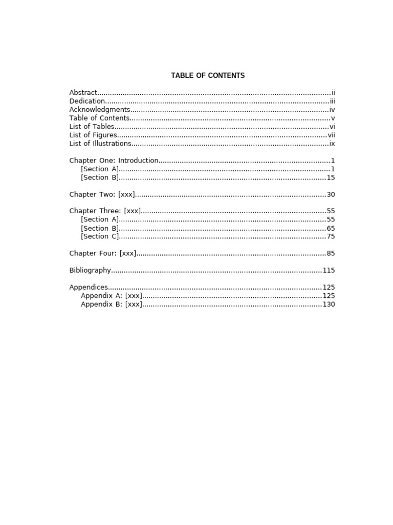 Comprehensive Document Structure Guide | PDF