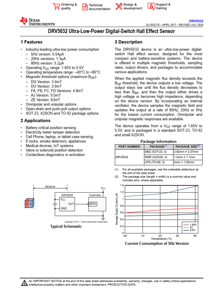 Drv 5032 | PDF | Electrostatic Discharge | Power Supply
