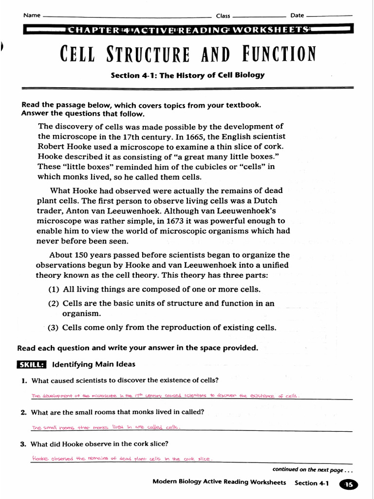 History of Cell Biology and Theory | PDF | Cell Nucleus | Cell (Biology)