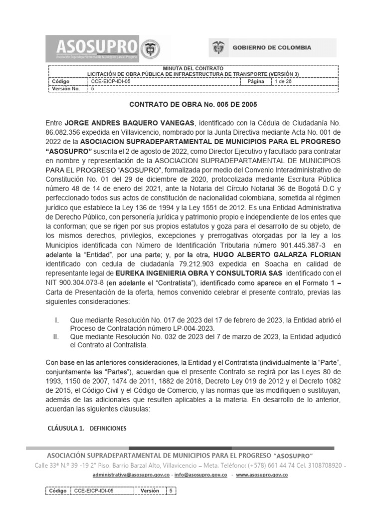 Contrato | PDF | Justicia | Crimen y violencia