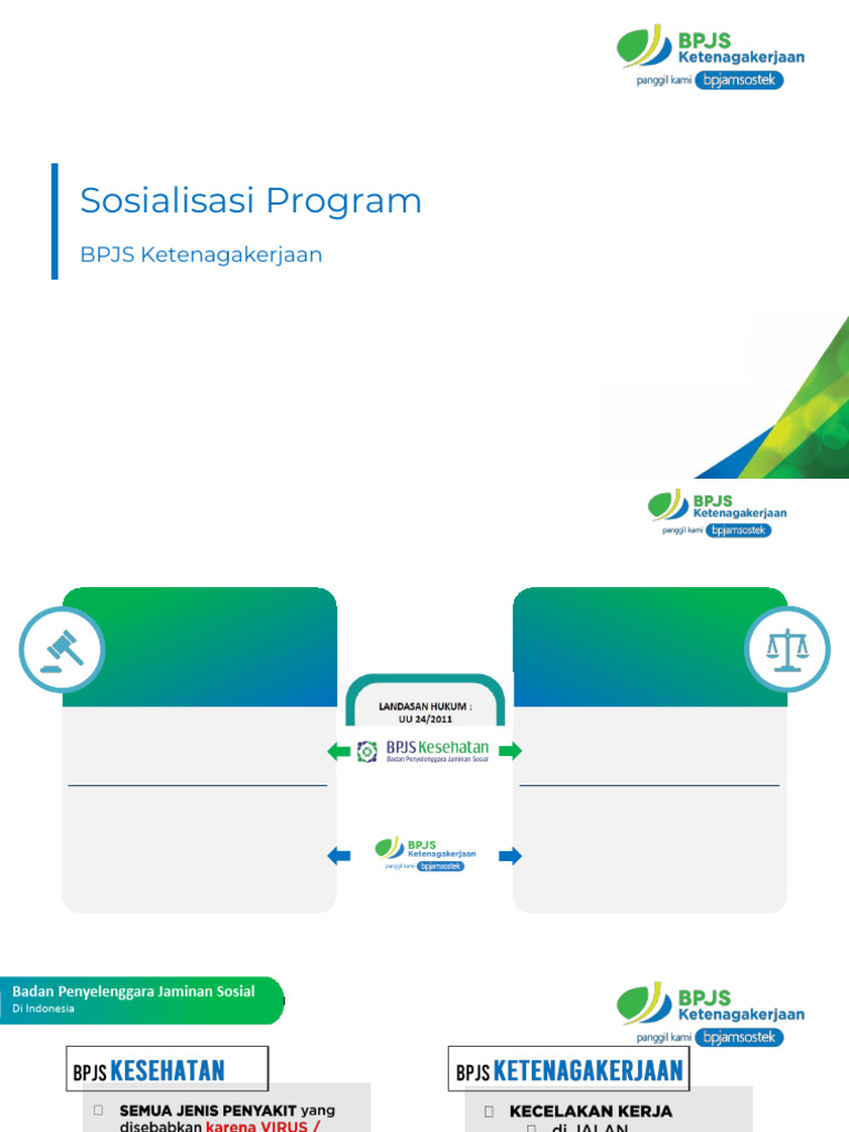 Program Jaminan Sosial BPJS Ketenagakerjaan | PDF