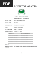 Trustee Acceptance Form J417 | PDF | Trustee | Common Law