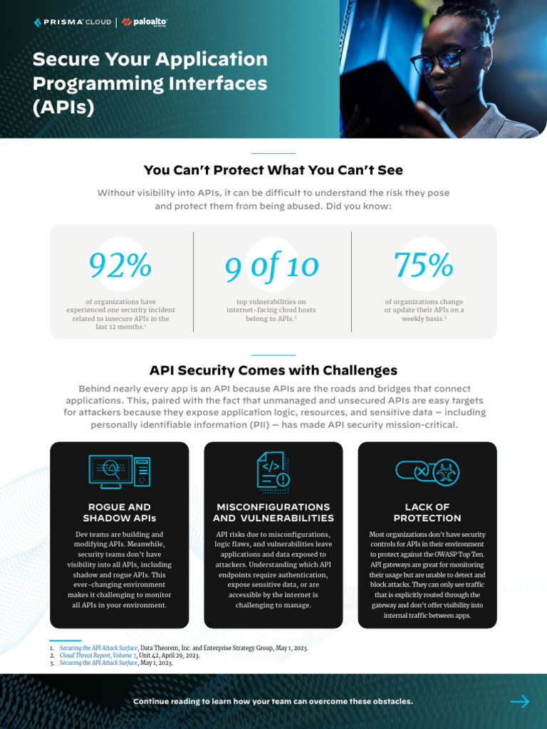Tip Sheet Secure Your Apis | PDF | Cloud Computing | Computer Security