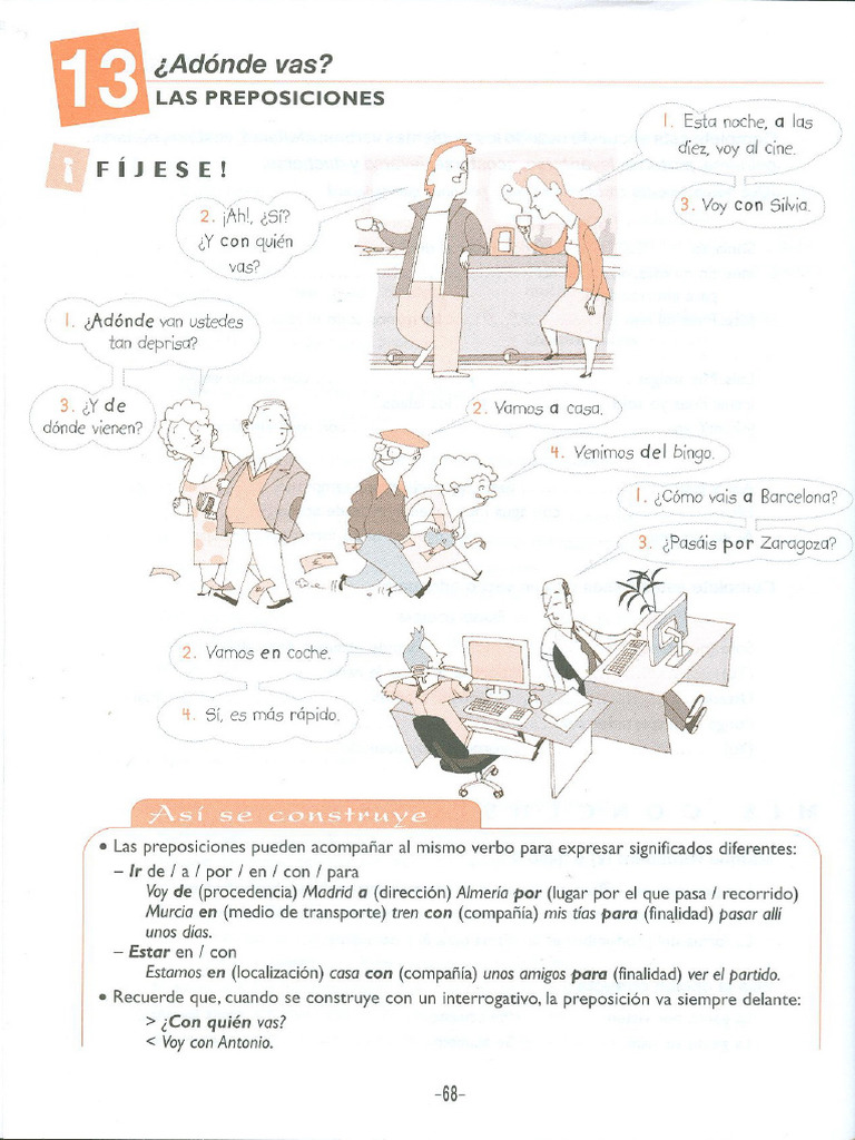 13 Preposiciones | PDF