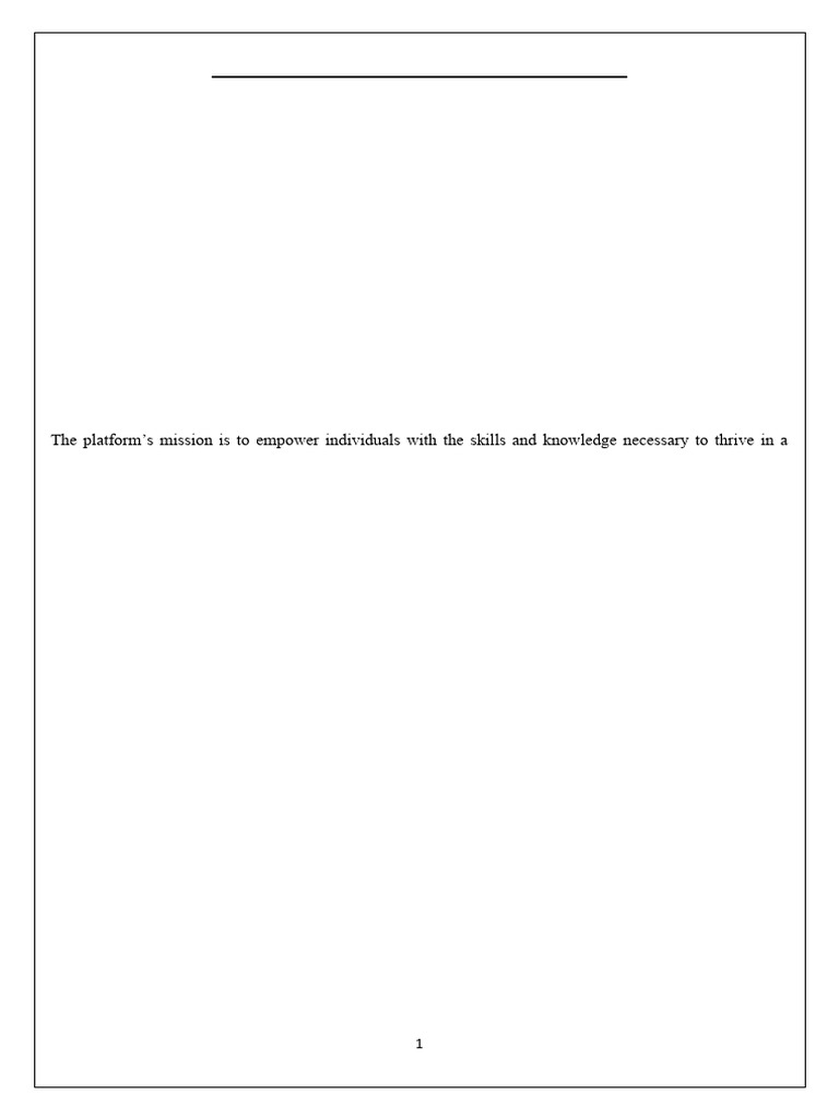 EduConnect: Innovative E-Learning Platform | PDF | Scrum (Software ...
