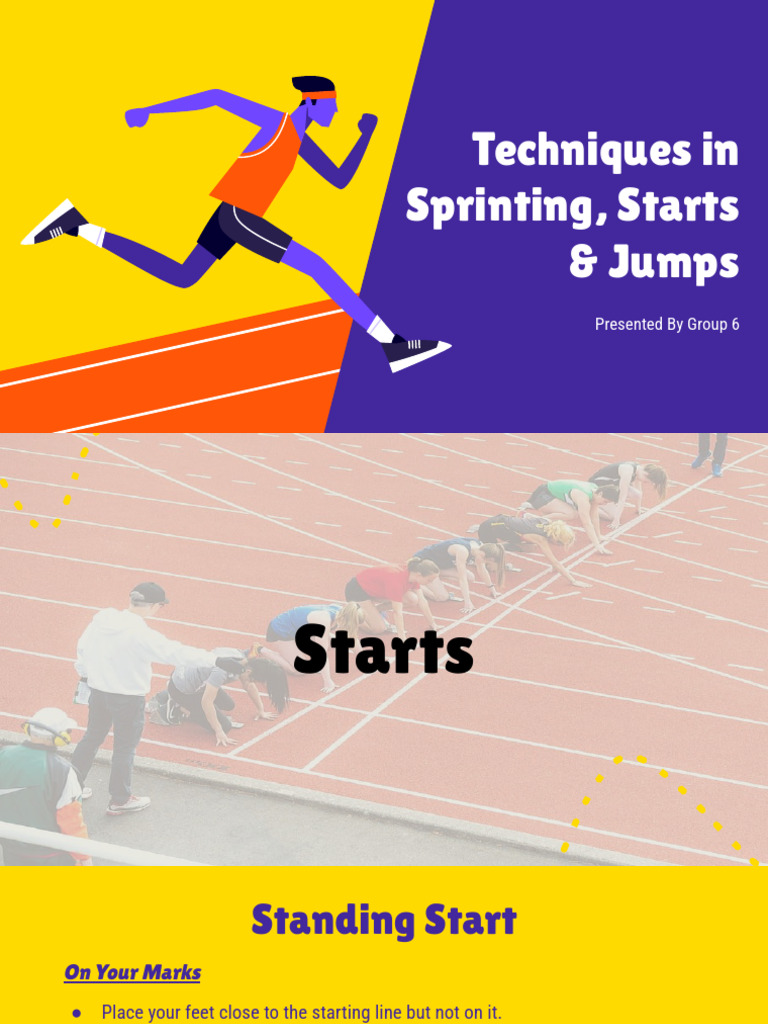Sprinting and Jumping Techniques Guide | PDF | Foot