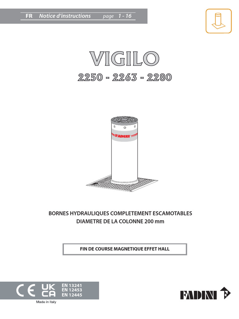 Niveau d'huile pour vérin FAAC 402 PDF Sécurité Diode — free download