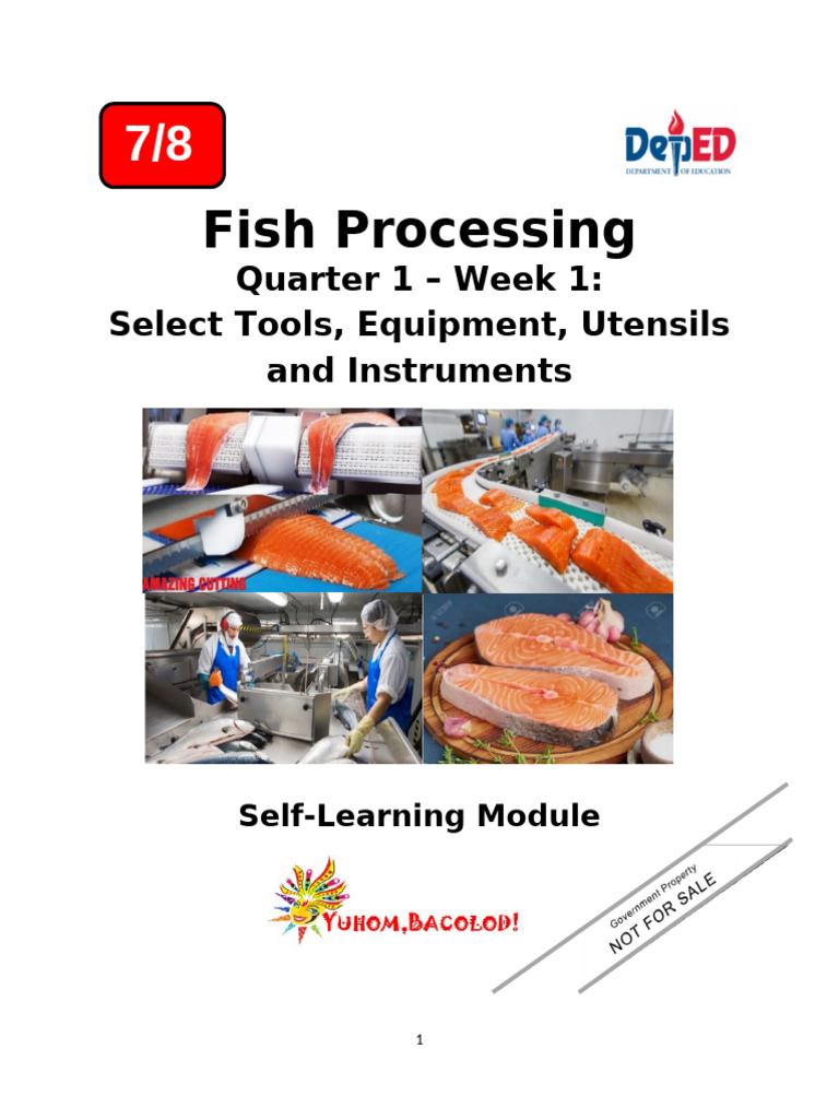 1 FishProcessing Grade78 Module 1 Week 1 | PDF | Thermometer | Smoking ...