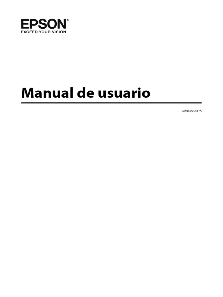 Manual de usuario Epson L350 | PDF | Microsoft Windows | Windows 7