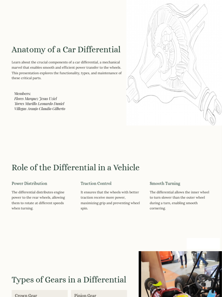 Anatomy of A Car Differential | PDF