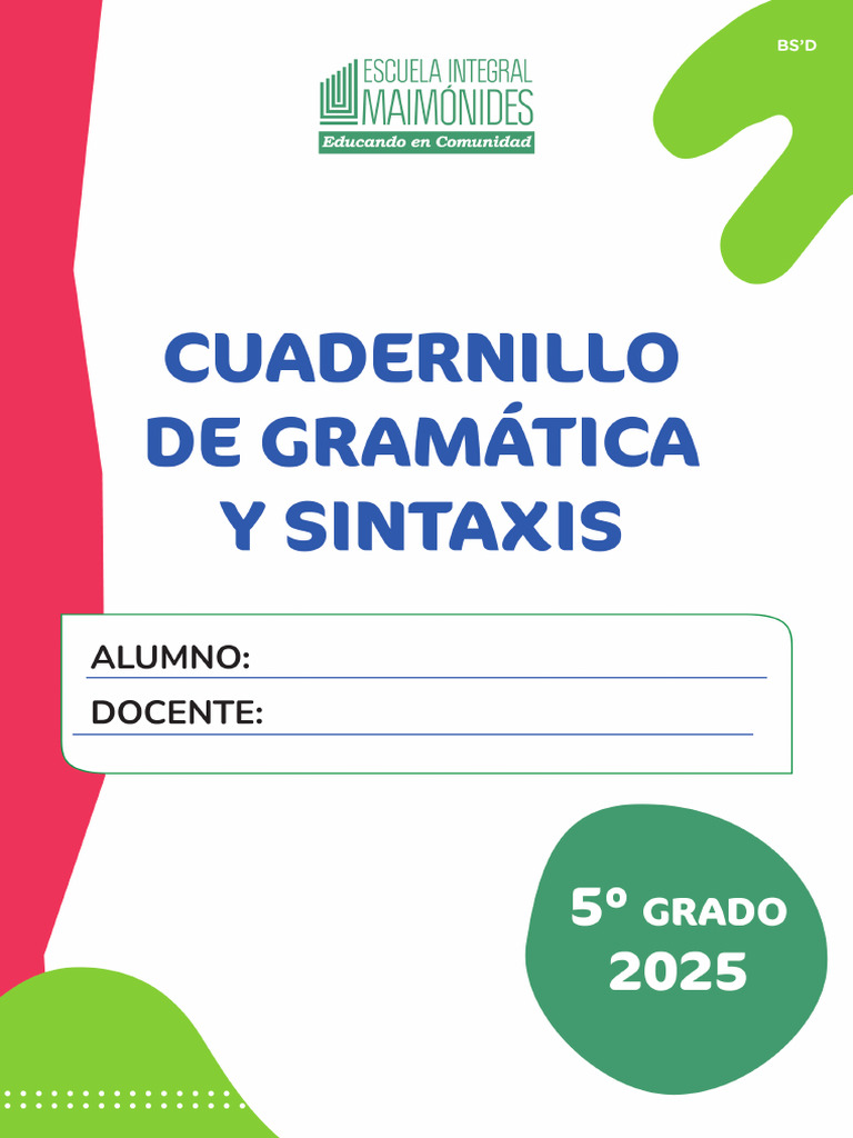 Guía de Oraciones y Verbos en Lengua | PDF | Verbo | Asunto (gramática)