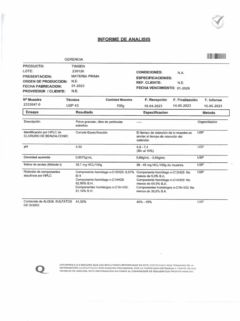 Timsen | PDF