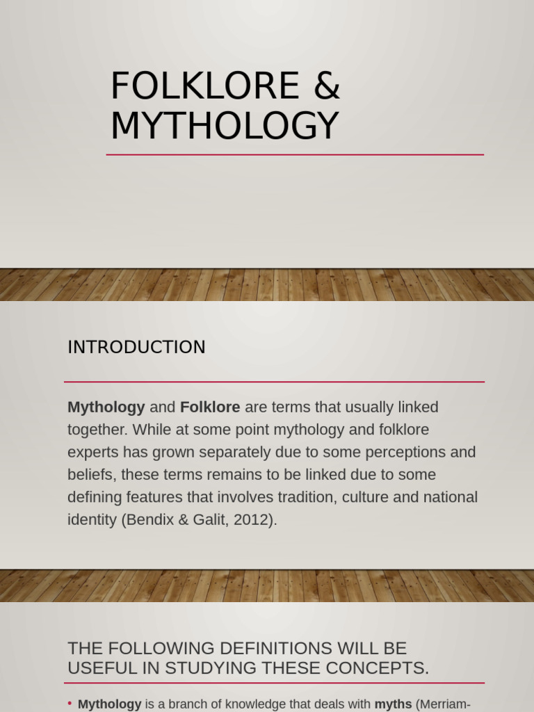 Understanding Mythology and Folklore | PDF | Folklore | Greek Mythology