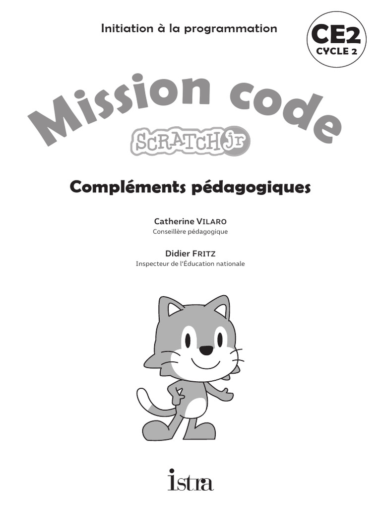 Programmation CE2 avec ScratchJr | PDF | Programme informatique ...