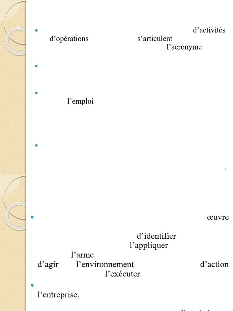 Processus de Management : PODC expliqué | PDF | Planification | Direction