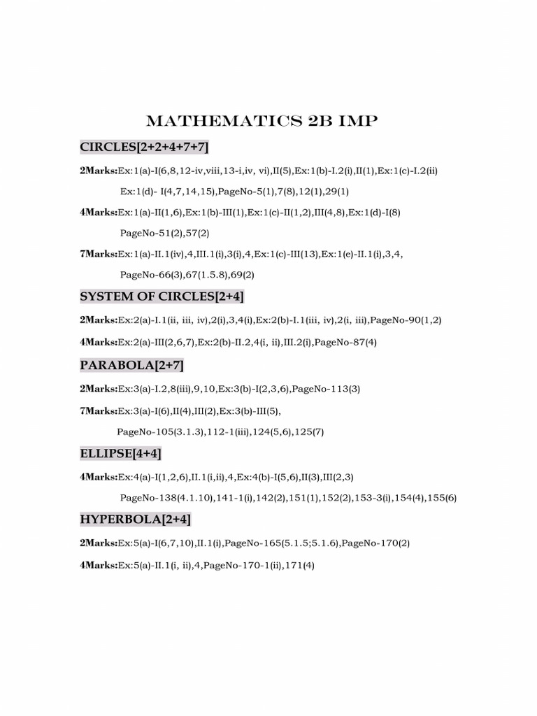 2B Imp | PDF