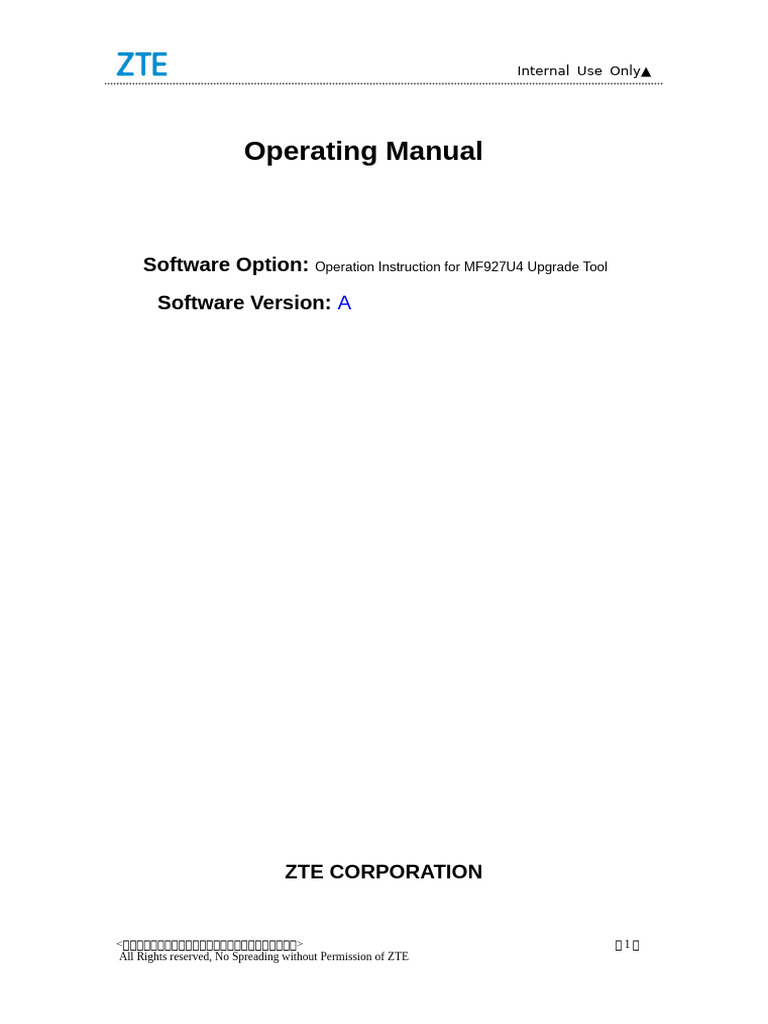 Operation Instruction For Modem Upgrade Software | PDF | Windows 10 | Modem