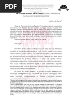 HÁ ALGO DE NATURAL NA NATUREZA? CORPO, NATUREZA E CULTURA NAS TEORIAS FEMINISTAS