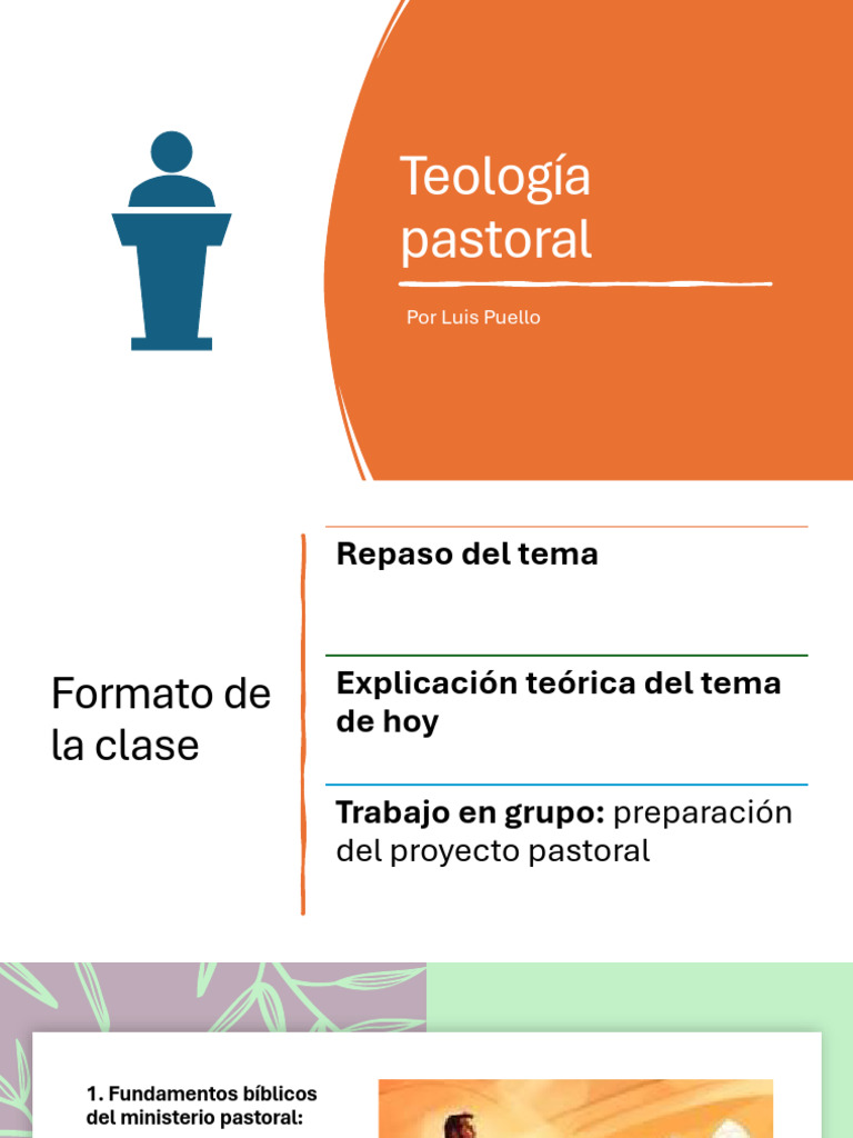 Fundamentos de la Teología Pastoral | PDF | Iglesia cristiana | Fe