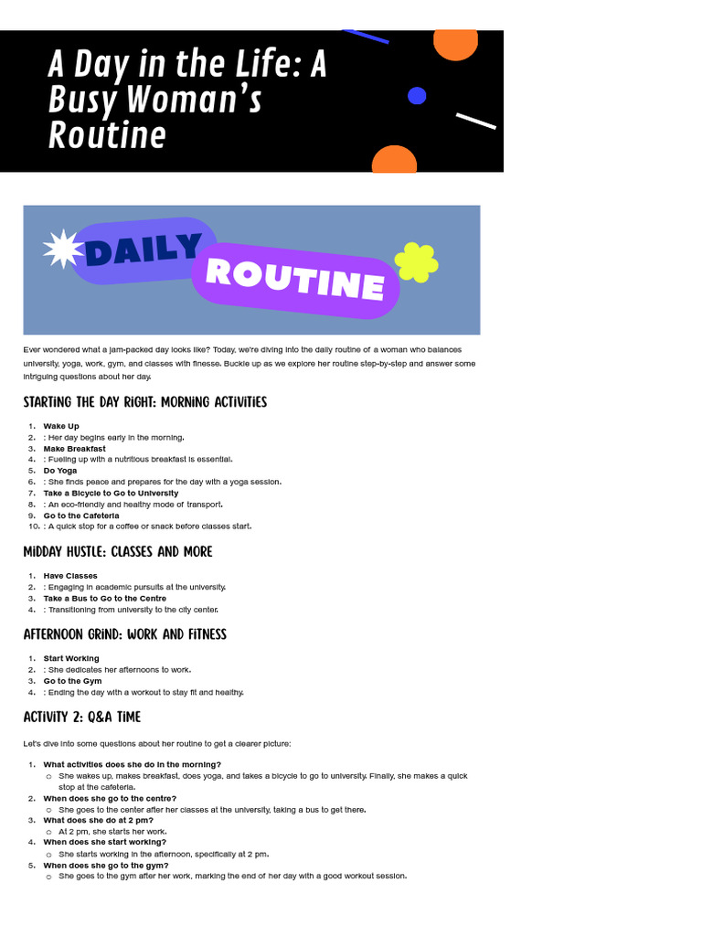 A Day in The Life A Busy Woman's Routine - 20240615 - 071652 - 0000 ...