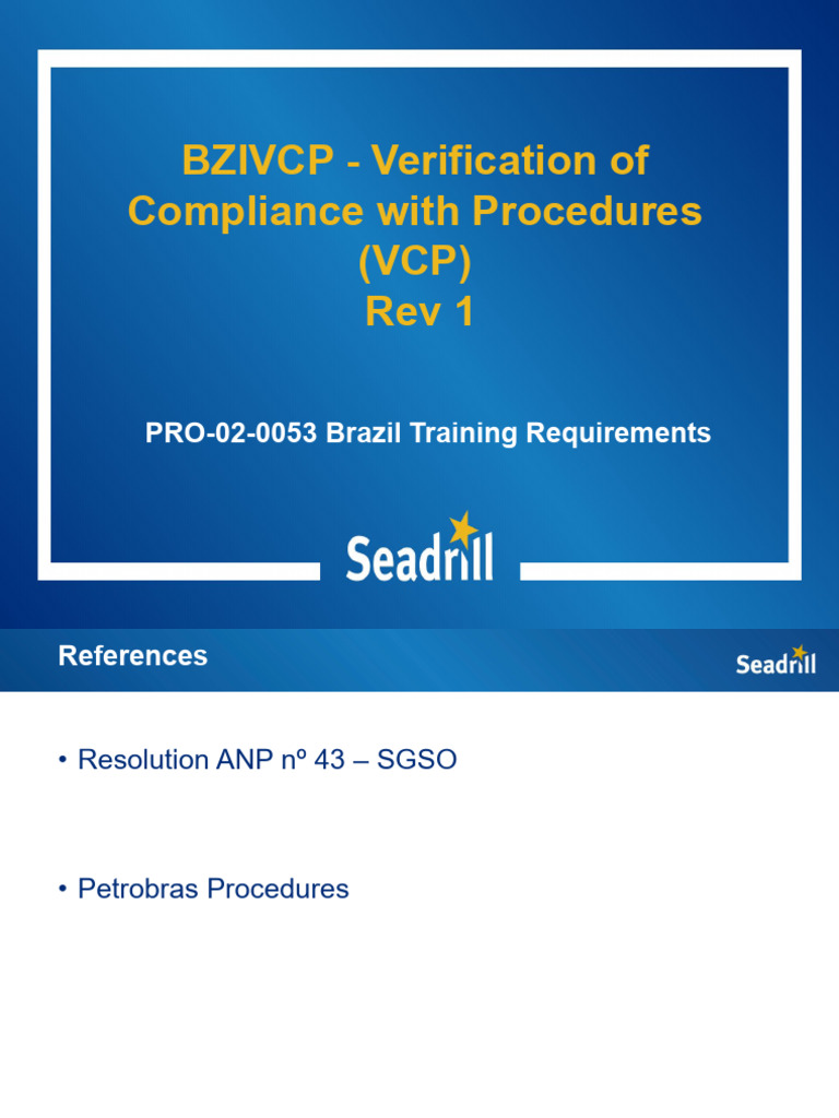 VCP Compliance Verification Process Guide | PDF