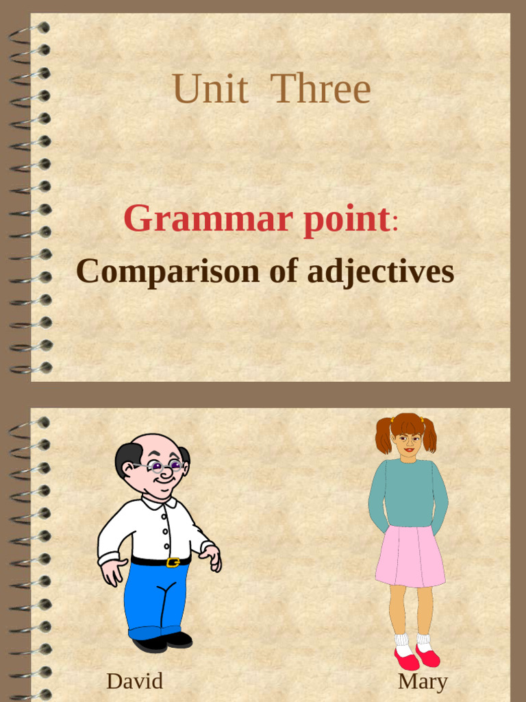 Comparison of Adjectives Explained | PDF