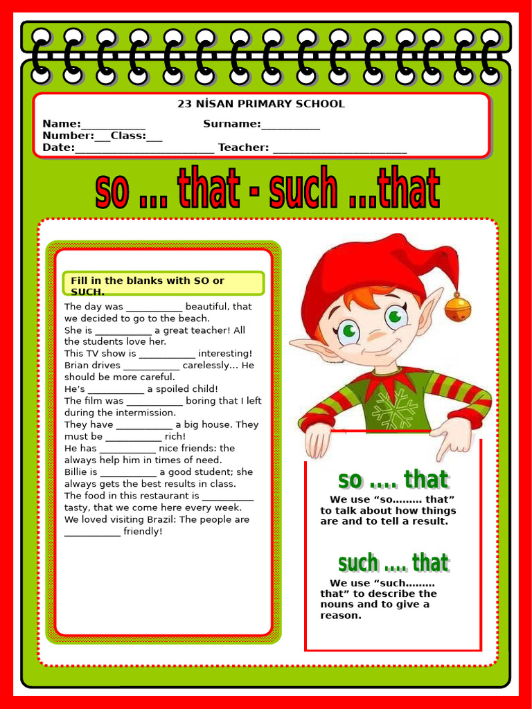 So That - Such That | PDF