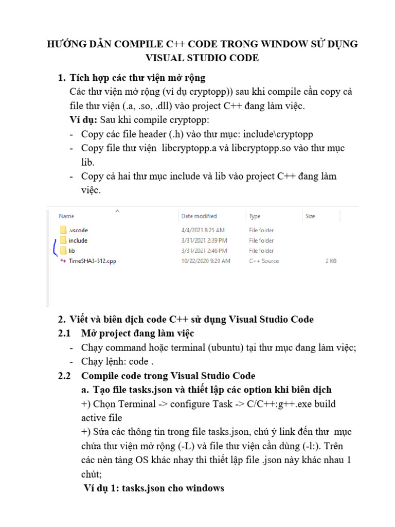 05 - Compile C++ Project Using Vs (Window - and - Linux) | PDF