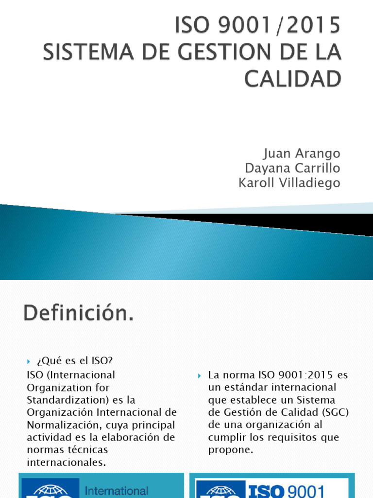 Iso 9001 2015 | PDF
